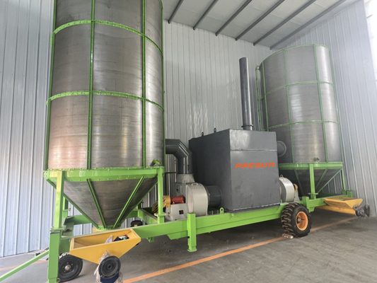 8 Tons Mobile Paddy Dryer Machine Portable Paddy Rice Dryer Machine