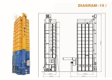 Low Temperature Cycle Type Grain Dryer Machine With 0.5 - 1% Drying Rate