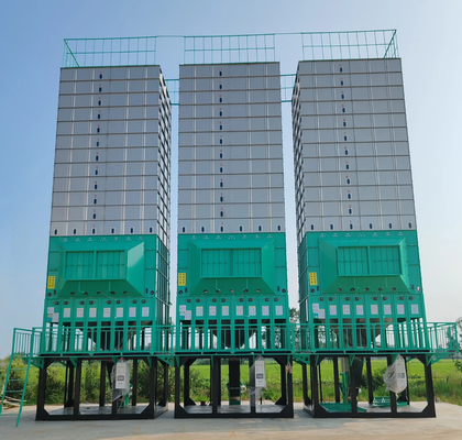 30 Tons Outdoor Vertical Paddy Dryer Machine With Circulating Batch System