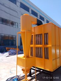 Cyclone Ash Removing Rice Husk Burner , Auto Husk Feeding Rice Hull Stove