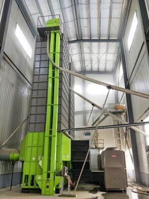 Giá tốt Máy sấy ngũ cốc chạy bằng lò sinh khối 20 tấn / lô Máy sấy ngũ cốc cơ khí trực tuyến