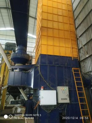 150 Tons Rice Dryer Machine Automatic Husk Furnace Temperature Control Function