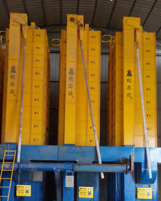 9.95kw 15 Tons Paddy Maize Drying Machine With Spiral Feeder