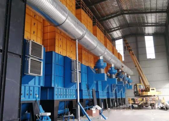 Stainless Steel 14000m3/H Airflow Raw Paddy Dryer Machine Multi Channel Layer