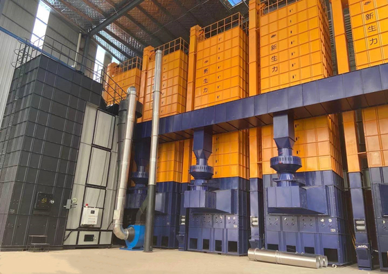 Heat Exchanger Paddy Rice Shell Stove 150 Tons Easy operation
