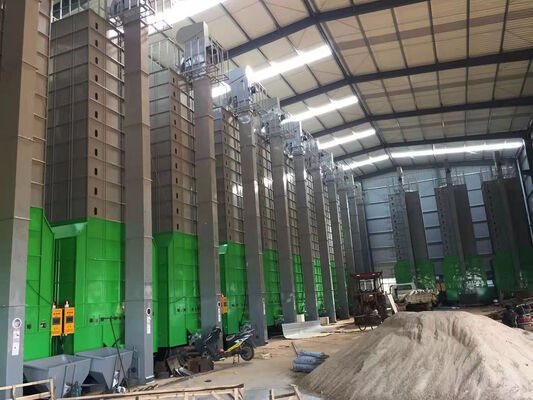 Giá tốt Máy sấy dọc đa chức năng tháp máy sấy gạo 30 tấn máy sấy loại lô gián tiếp 30 tấn trực tuyến