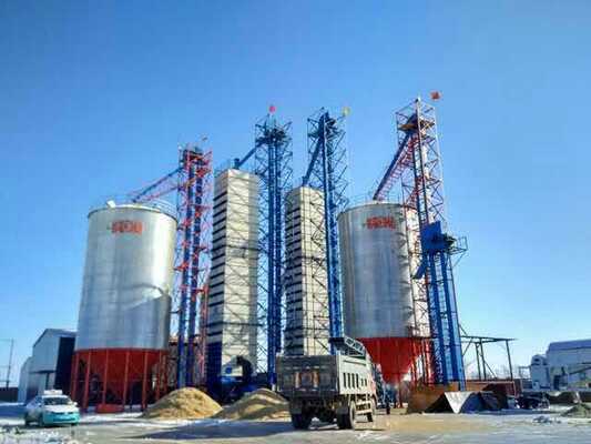 Giá tốt 200tpd tái chế nhiệt Máy xay lúa thô Máy sấy lúa trực tiếp Bảo quản trực tuyến