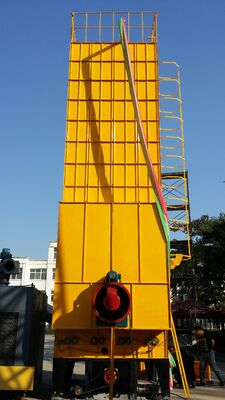 Dễ dàng hoạt động ngô sấy máy 15T công suất màu vàng và màu xanh loại