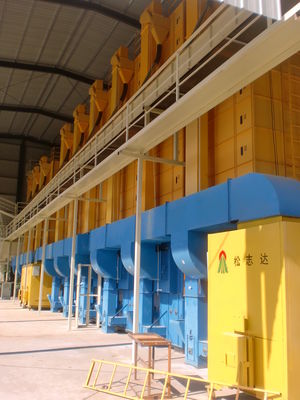 20000K 20 Tons Paddy Dryer Machine Rice Mill For Biomass Material