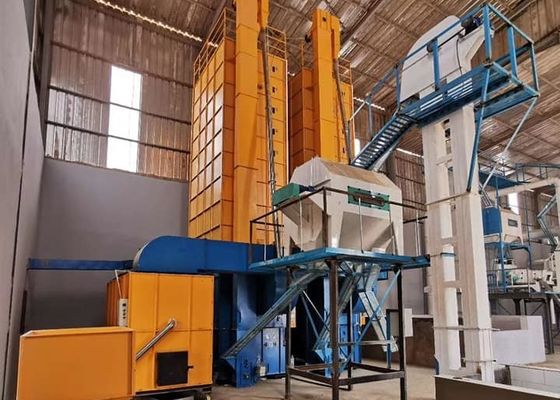 9,95kw 12000kg Máy sấy thóc thô Loại bằng chứng ô nhiễm Withou Dán