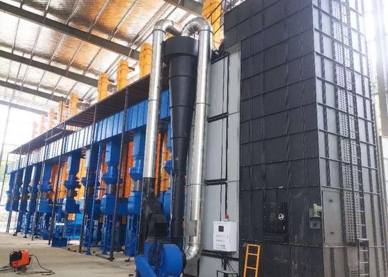 150 Tons Rice Dryer Machine Automatic Husk Furnace Temperature Control Function