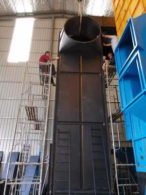Cyclonic Furnace Mechanical Rice Dryer Machine Low Temperature Circulating