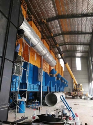 Không khí nóng thổi nhiệt gián tiếp 500 tấn Big Paddy Hull Burner với giá trị nhiệt tối đa